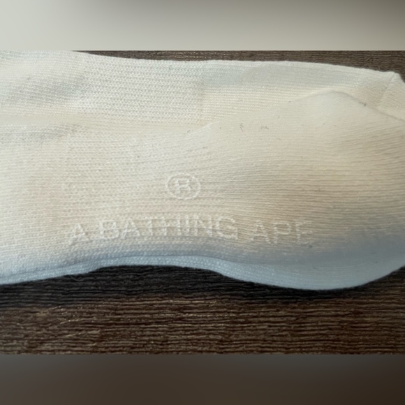 A Bathing Ape I Love Bape Socks (White) - Picture 4 of 4